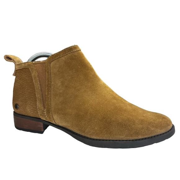 Ugg McClaire Ankle Boots Womens 9 Chestnut Tan Suede Leather Chelsea - Picture 1 of 12